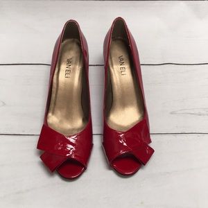 Red Vaneli Heels